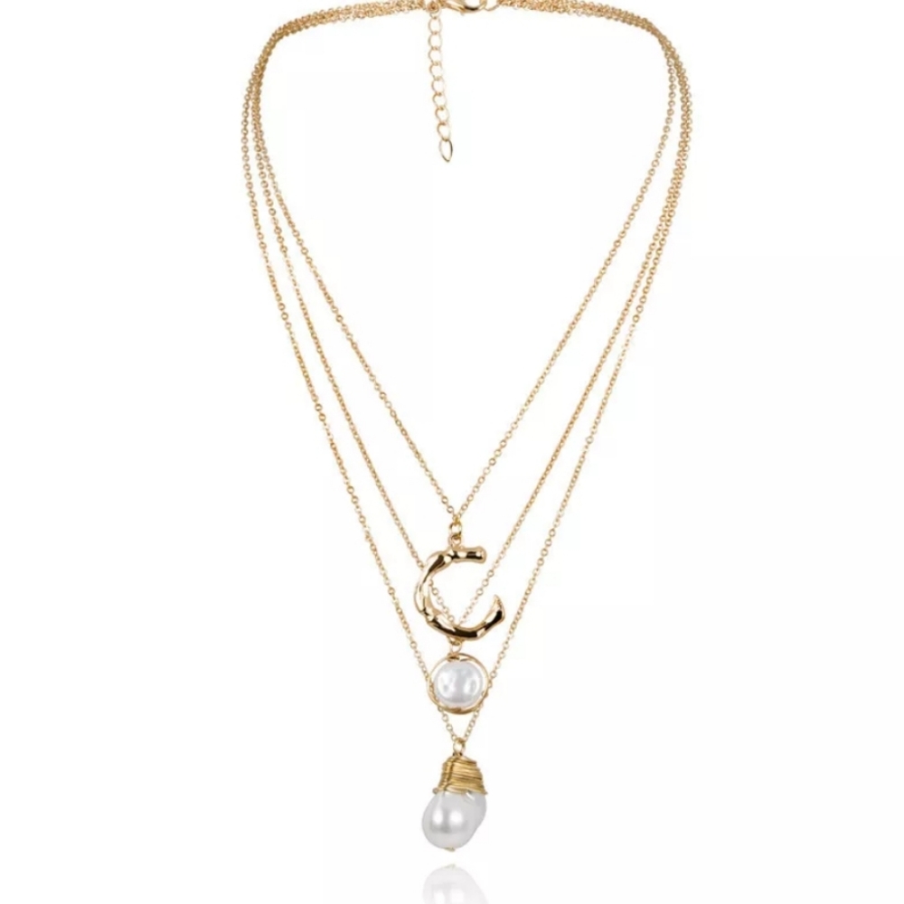 *Stevie* Faux Pearl Necklace - Picture 2 of 6